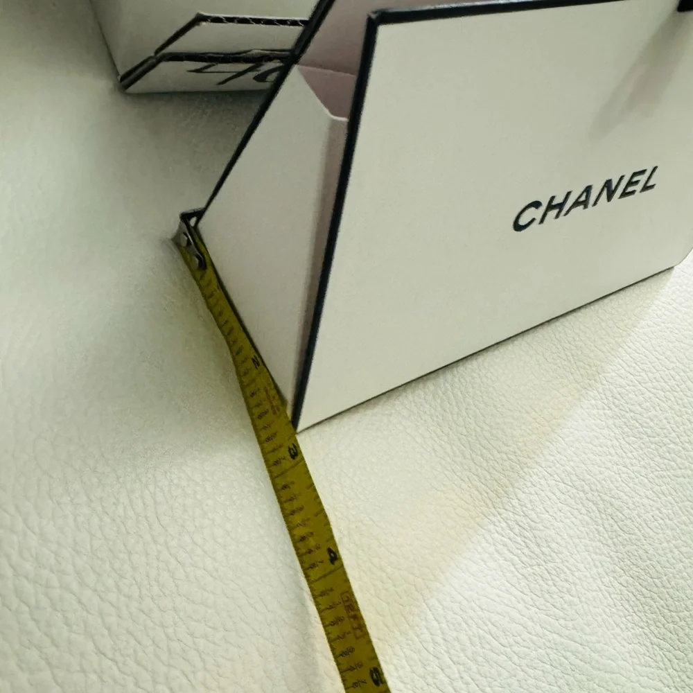 Chanel authentic Gift bag with Gift Message blank card and Envelope